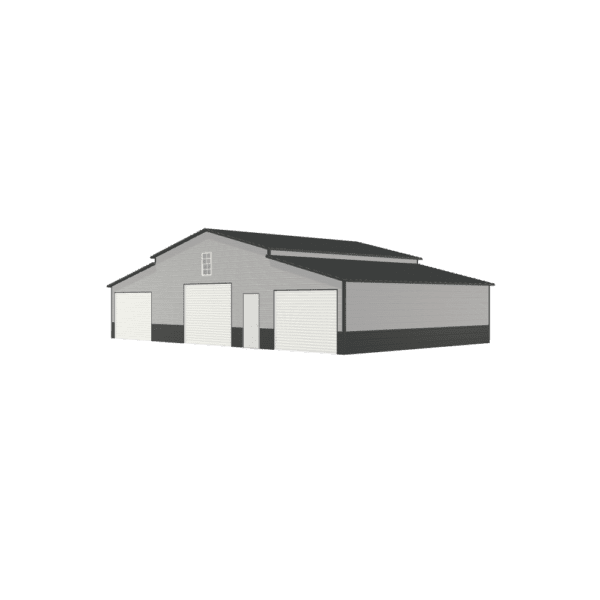 metal barn building vector
