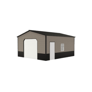 metal garage building vector